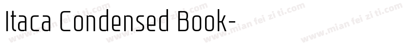 Itaca Condensed Book字体转换
